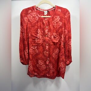 Anthropologie Akemi + Kin
Floral Button Front Blouse - Size
Medium